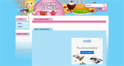 Desktop Screenshot of cookinggames.org